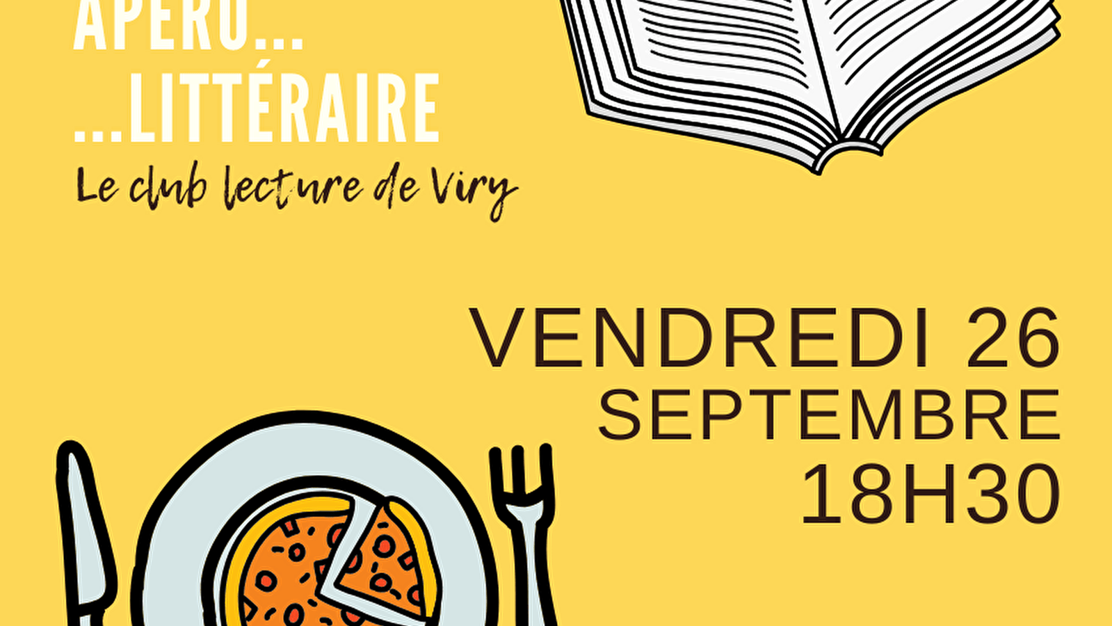 Médiathèque de Viry : Apéro littéraire