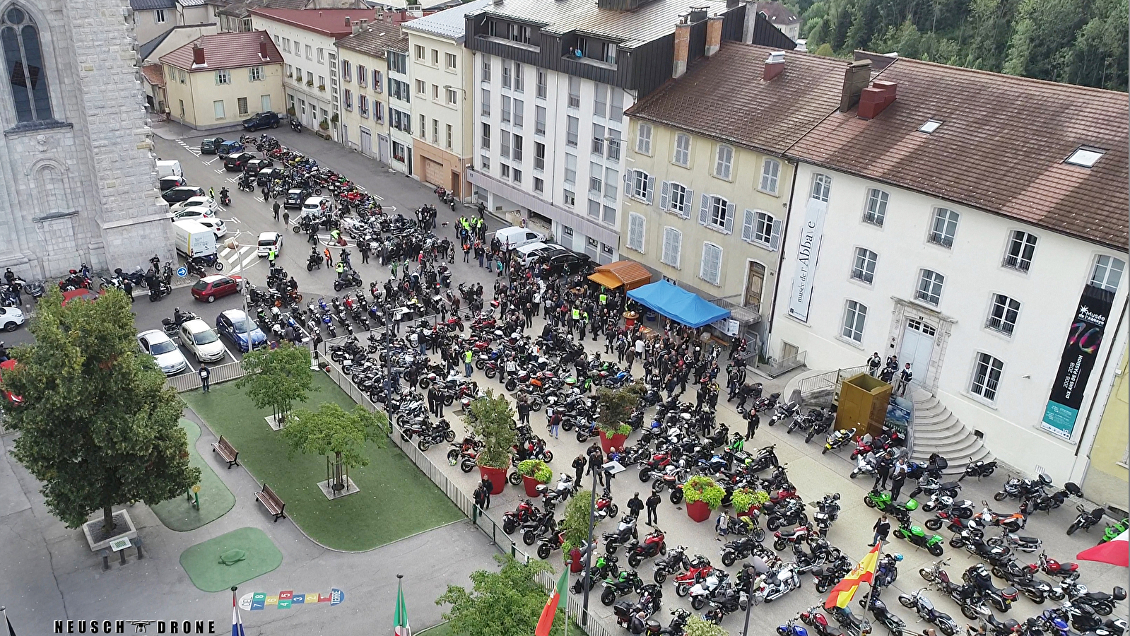 Rassemblement des motards - 1001 virages