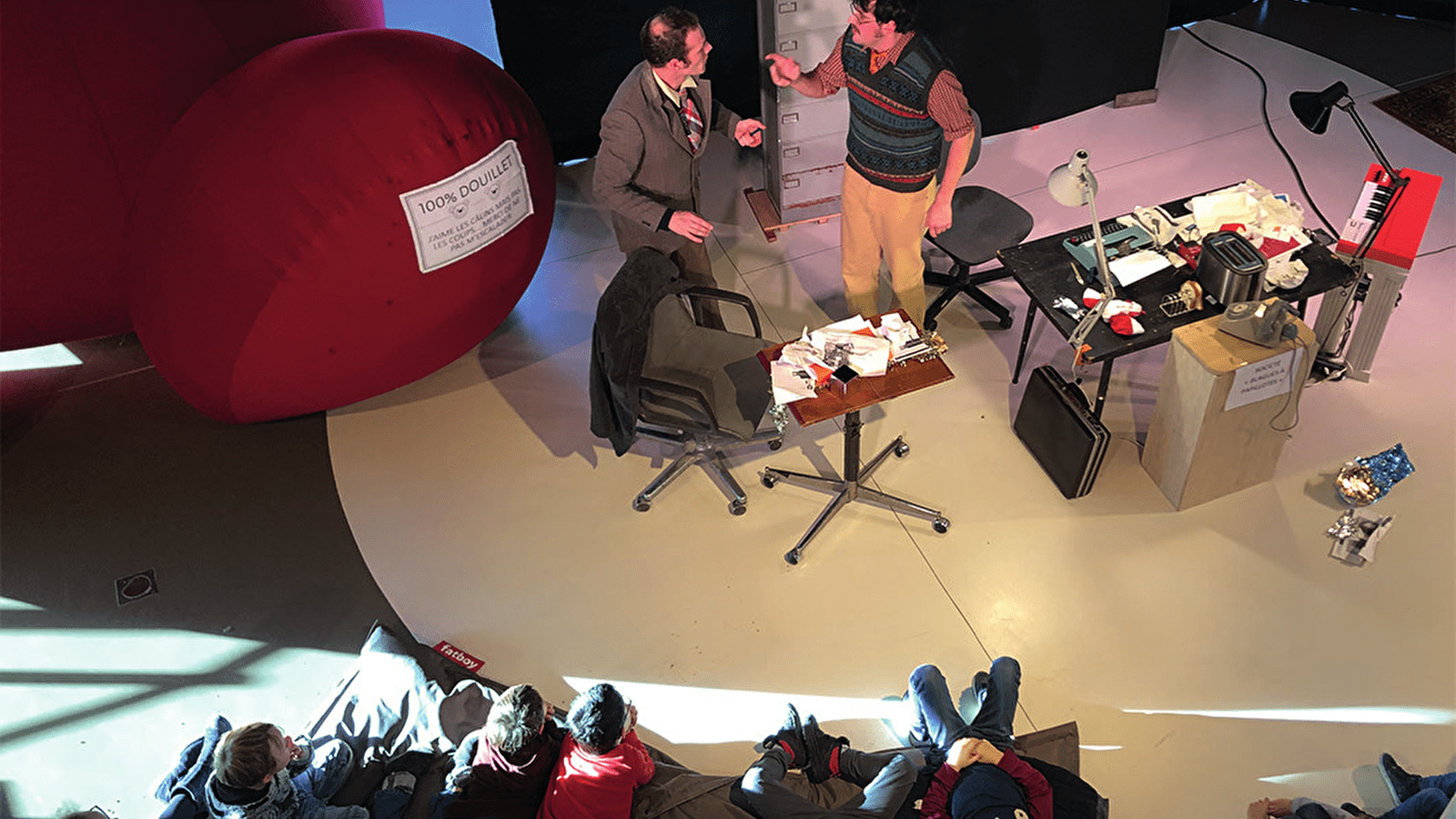 Spectacle 'Papillotes' par la compagnie Couleurs de Chap'