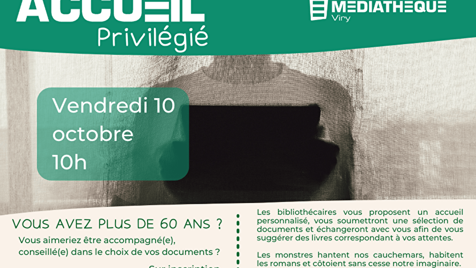 Médiathèque de Viry  : Accueil privilégié