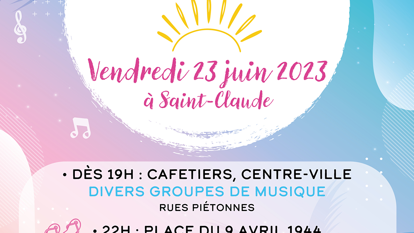 Ville de Saint-Claude - Fête de la Musique