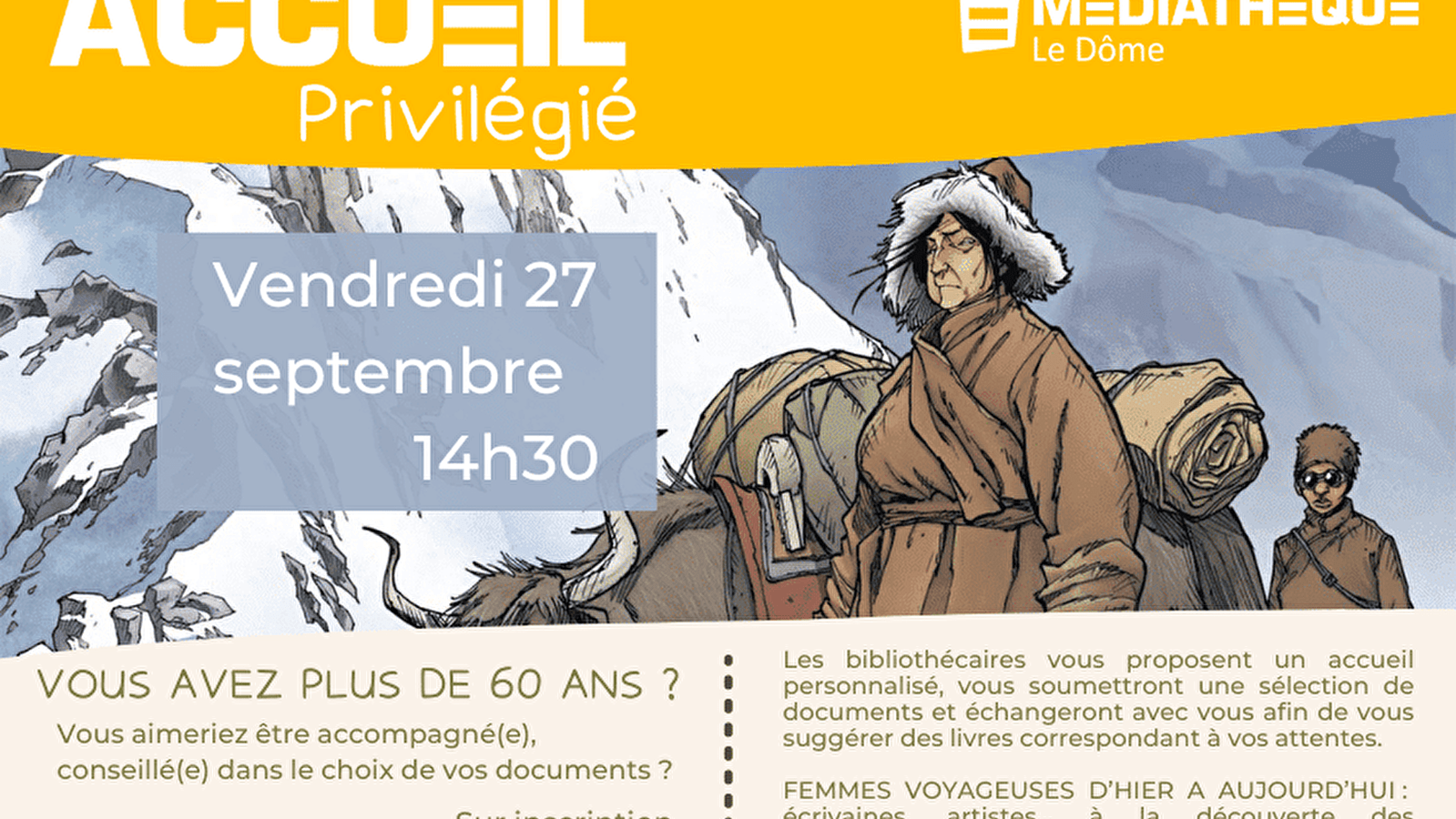 Médiathèque Haut-Jura Saint-Claude : LE DÔME - Accueil privilégié