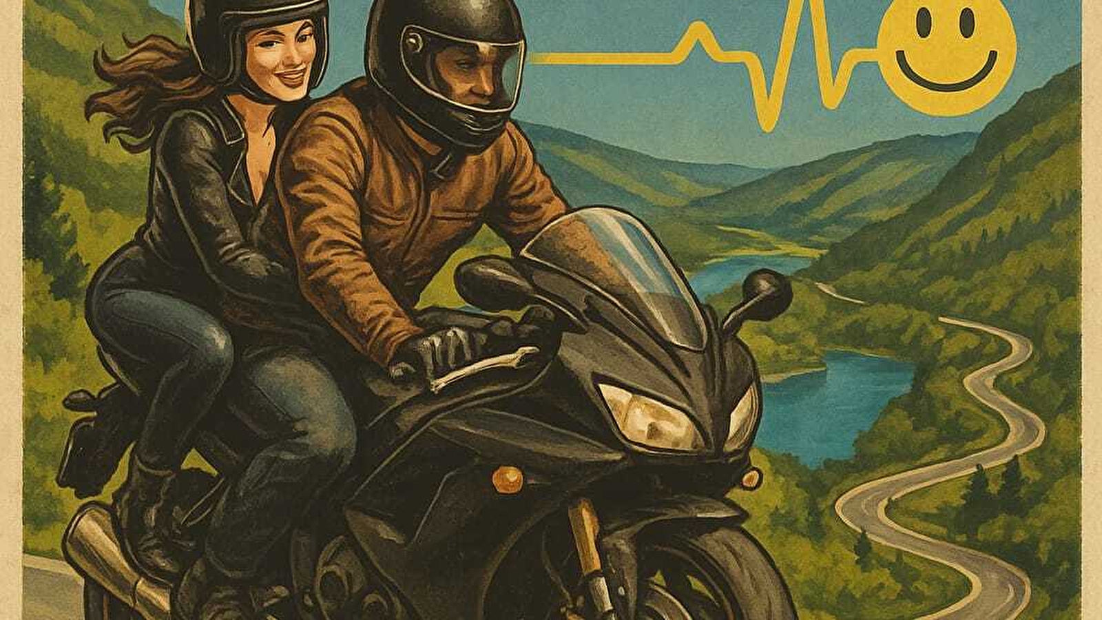 Rassemblement des motards - 1001 virages