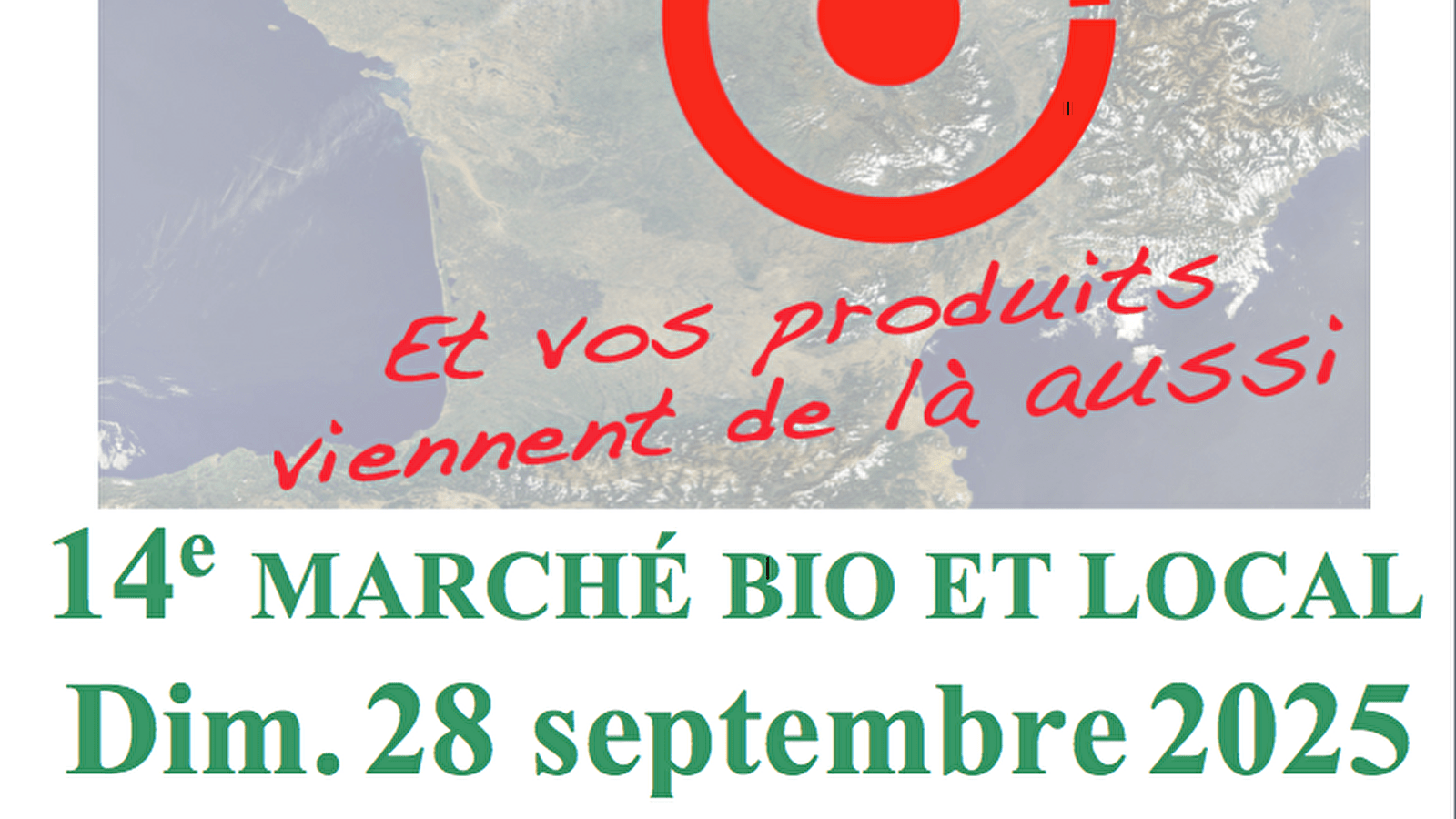 Marché bio et local