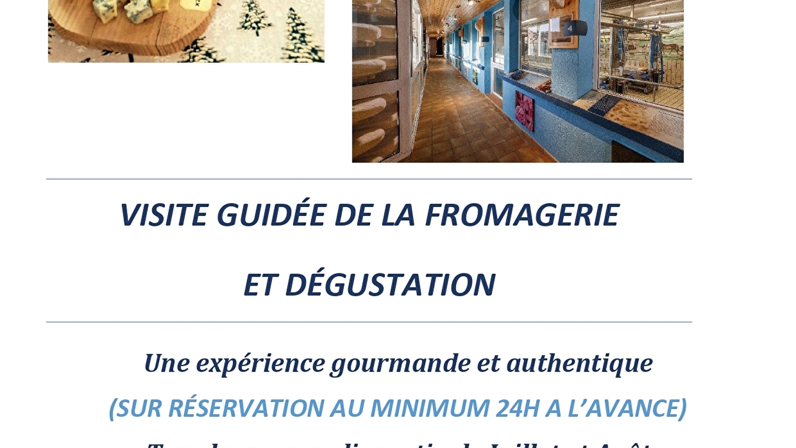 Fromagerie du Haut-Jura - Visites Guidées