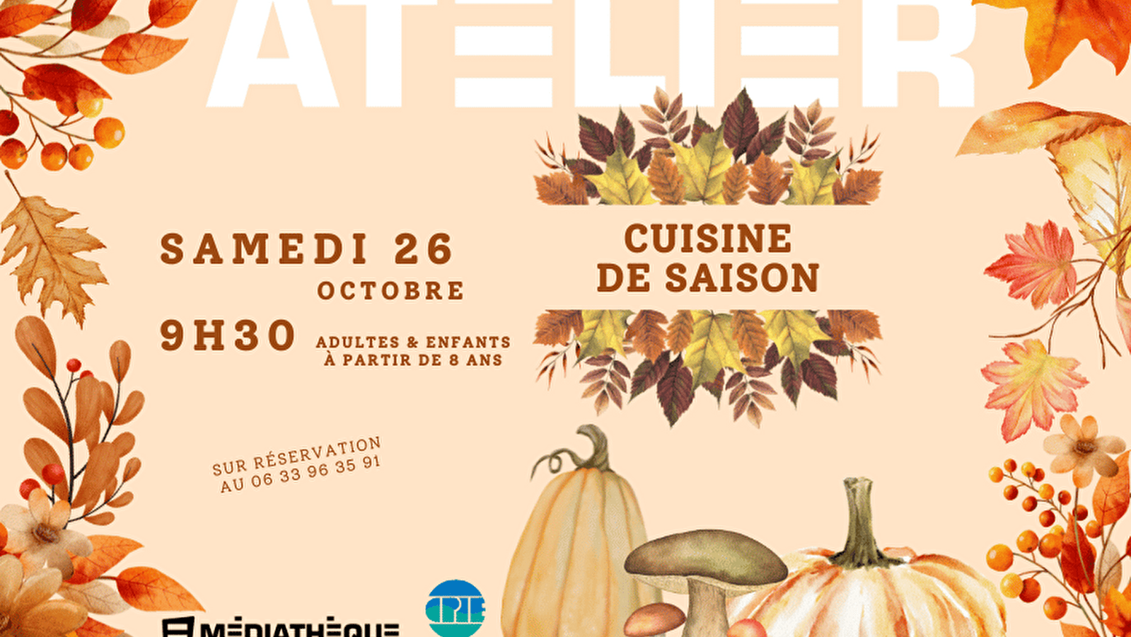 Médiathèque de Septmoncel : Atelier 'Cuisine de saison'