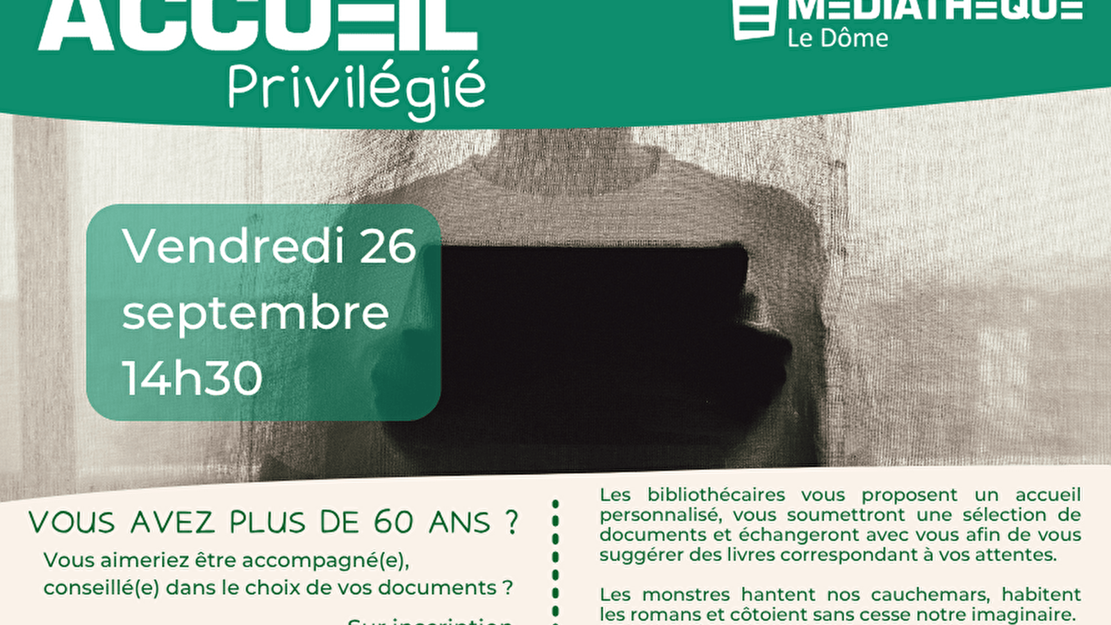 Médiathèque Le Dôme : Accueil privilégié